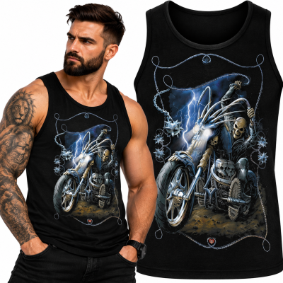 TANK TOP HORROR  HARLEY SKULL 2